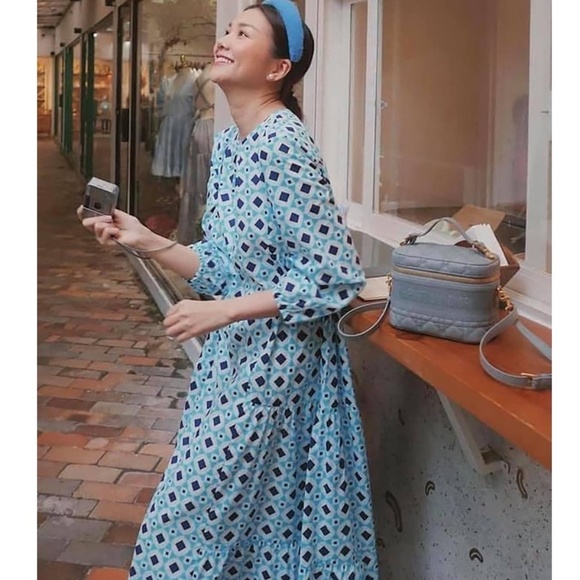 Zara The Isa Dress Kaftan - 100% Cotton - L - Picture 4 of 9